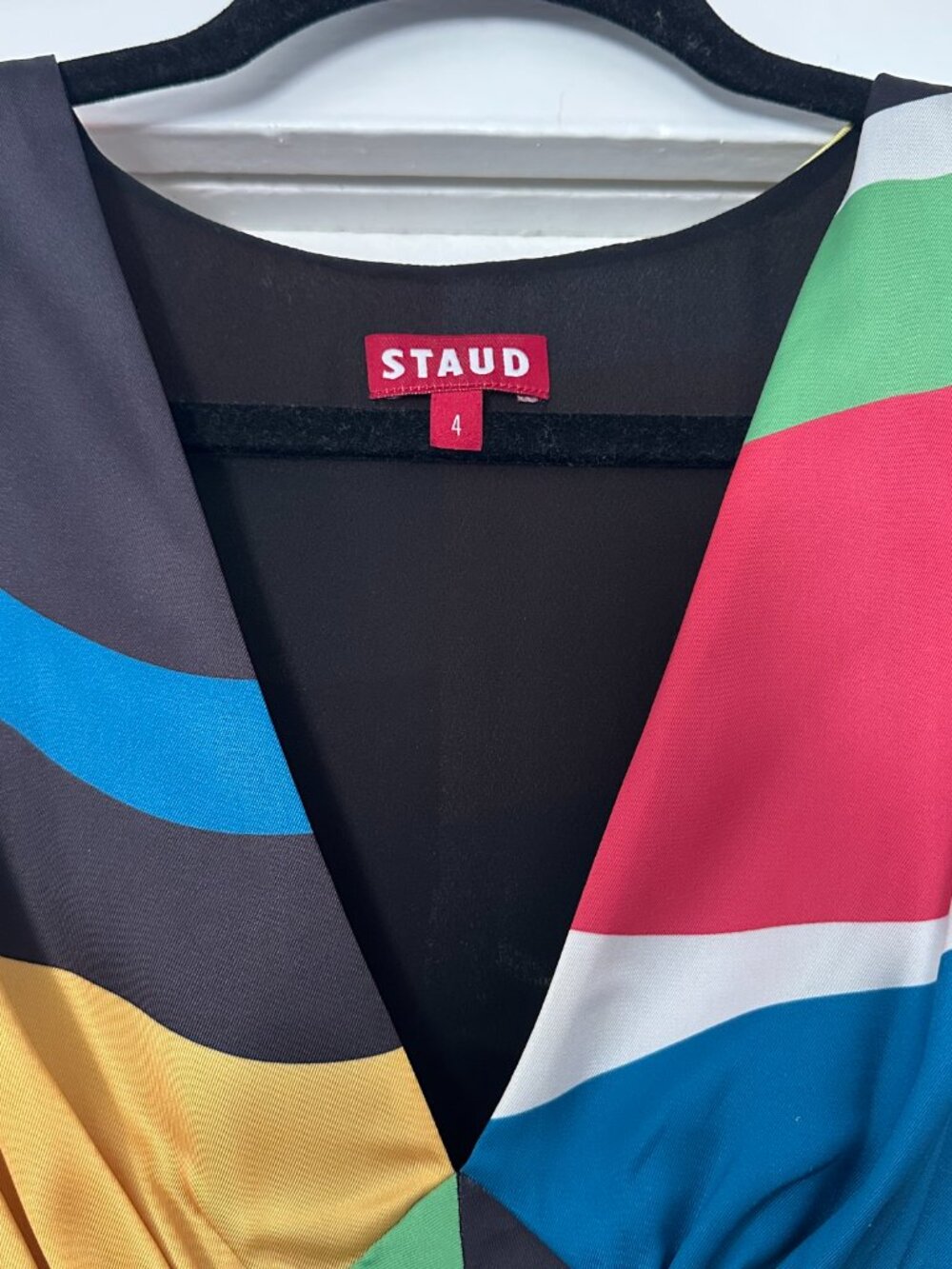 Staud Multi-color Mini Dress - Picture 5 of 5